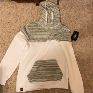 White and grey Brooklyn standard hoodie